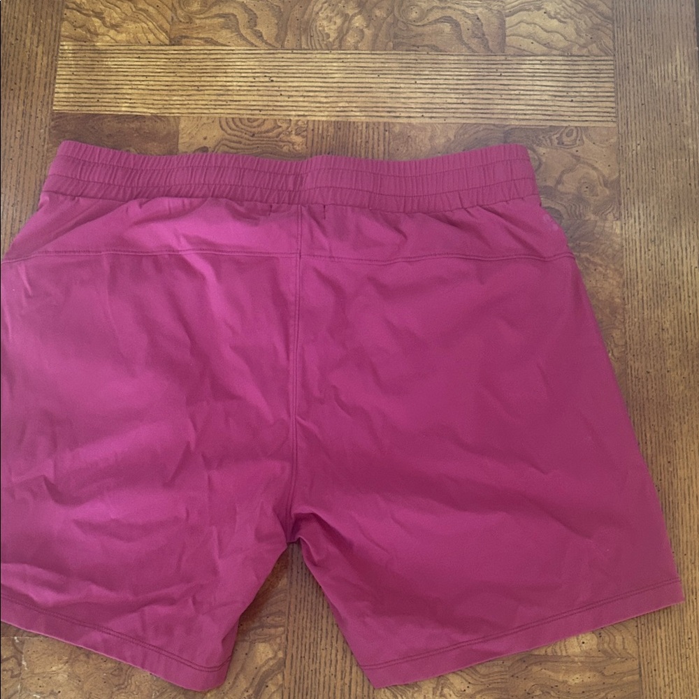 Tuff Athletics Women's Magenta Athletic Shorts - Picture 3 of 3